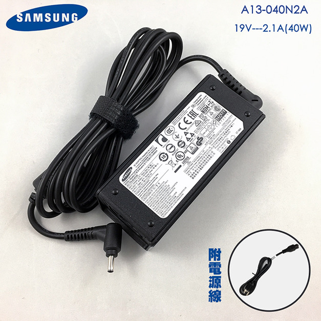 Samsung 三星 19V 2.1A  40W 變壓器-3.0-1.0mm