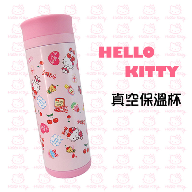 【Hello Kitty】繽紛粉色真空保溫杯350ml (KF-5605P)