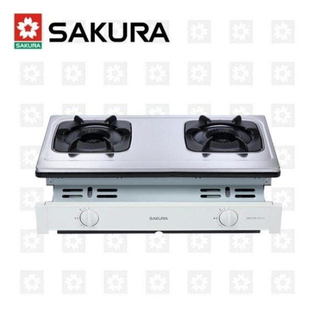 【櫻花牌】雙內焰不鏽鋼瓦斯爐/嵌入爐 G-6513S (含北北基原廠基本安裝)