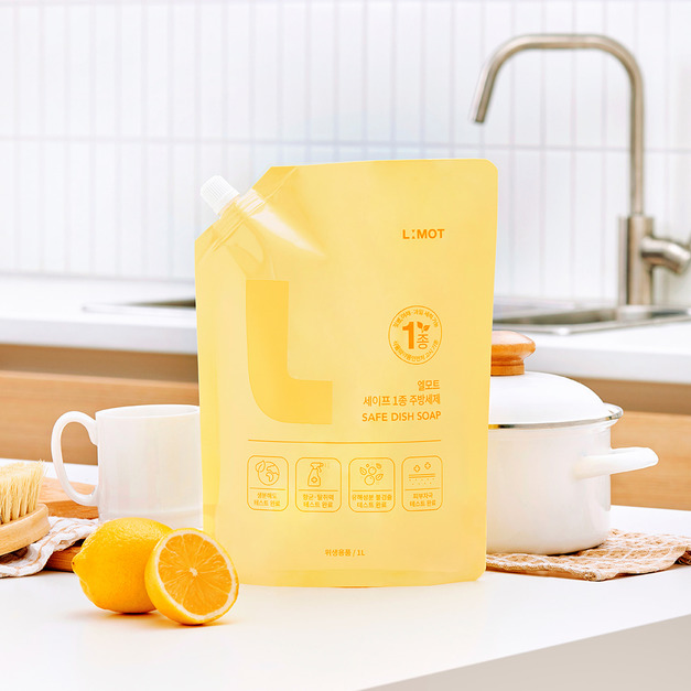 L:MOT蔬果+碗盤2in1清潔劑-1L補充包