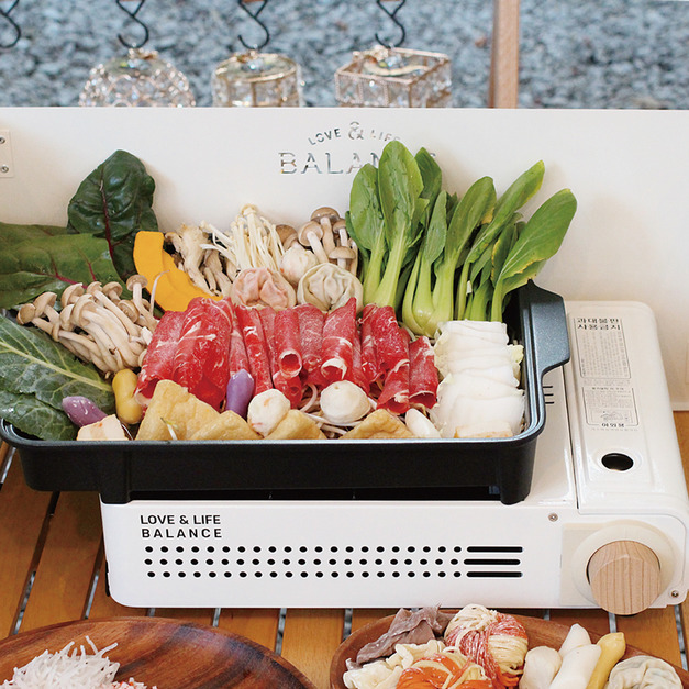 Love & Life Balance韓國多功能卡式爐組（象牙白）