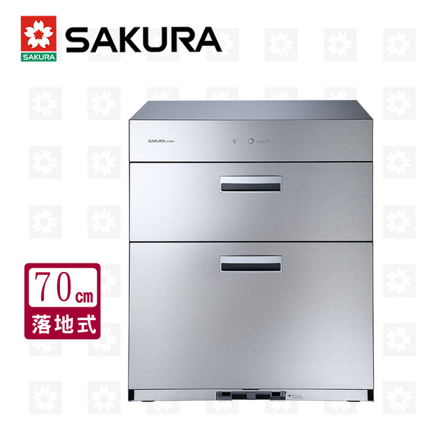 【SAKURA 櫻花】全平面落地式烘碗機-60cm寬X70cm高(Q-7692L)(原廠保固安裝服務)