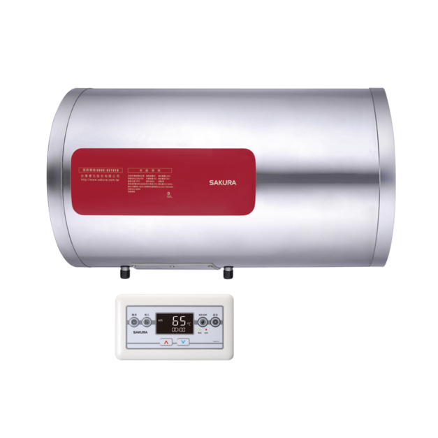 【SAKURA 櫻花】12加侖標準e省電橫掛式儲熱式電熱水器(EH1210LTS4)(原廠保固安裝服務)