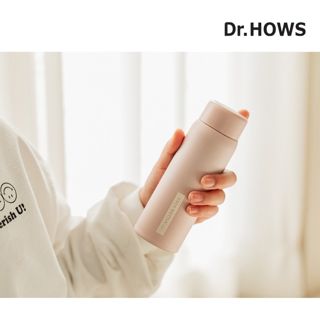 【韓國Dr.HOWS】COSY 隨行迷你保溫瓶(200ml)-草莓牛奶