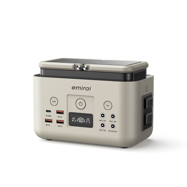 【預購】【emirai】儲能小瓦力 200Wh(EMR310_沙漠白)(免運)