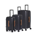 Acer 墨爾本拉鍊行李箱3件組 - 質感黑 (19.5吋+24吋+28吋)_2