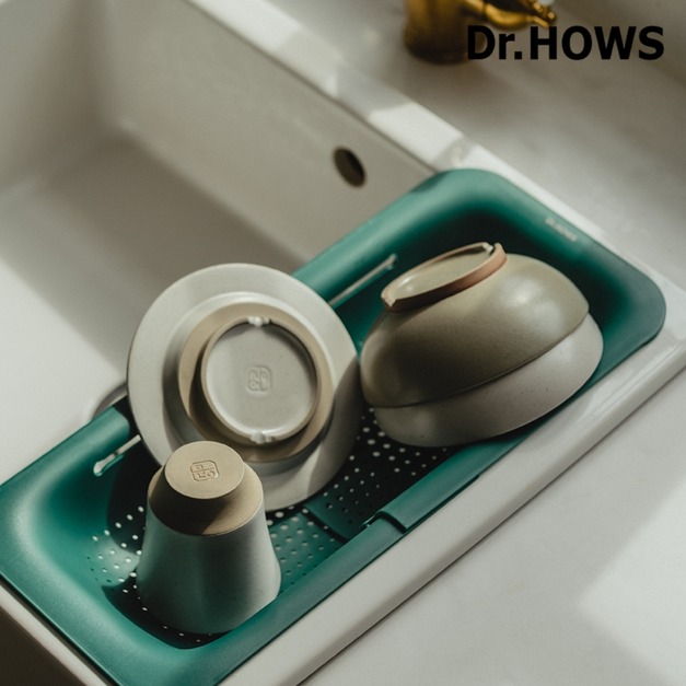 【韓國Dr.HOWS】 DAILY 可折疊瀝水籃 (綠)