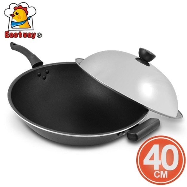 《Eastway》第二代超硬不沾炒鍋-40CM(P-2001)(免運)