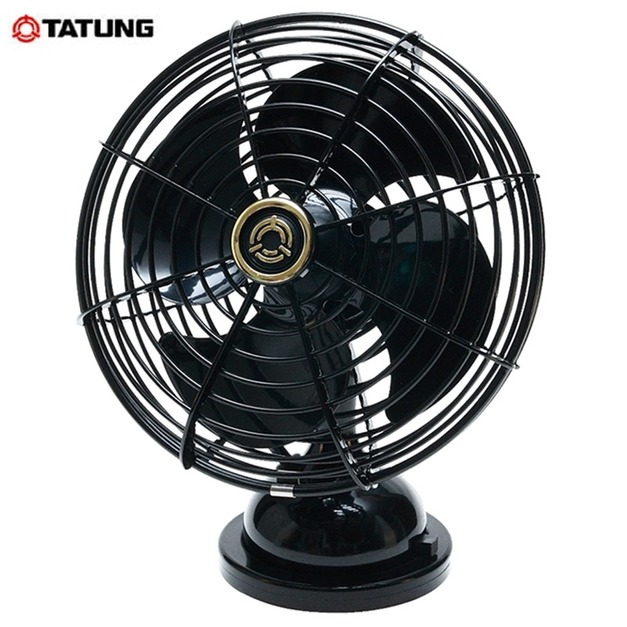 【TATUNG 大同】大同復古桌上小電扇-黑色(TF-U4-BK)