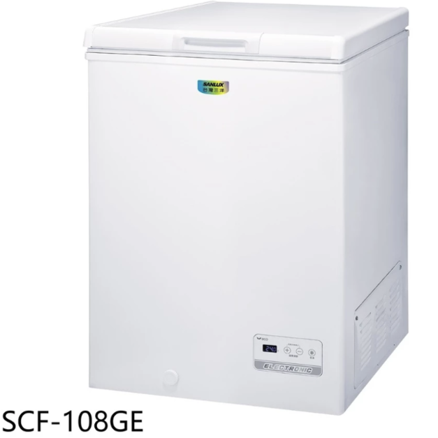 【SANLUX 台灣三洋】105公升冷凍櫃 SCF-108GE (含標準安裝) 
