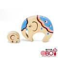 俄羅斯積木-淳木童話-家庭系列: 大象與小象_1