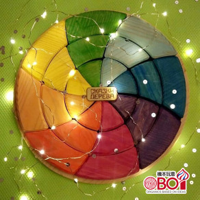 俄羅斯積木-淳木童話- 建築遊戲系列: 大歌德圈積木(24片組) - 孩子伸手可及的摩天輪!