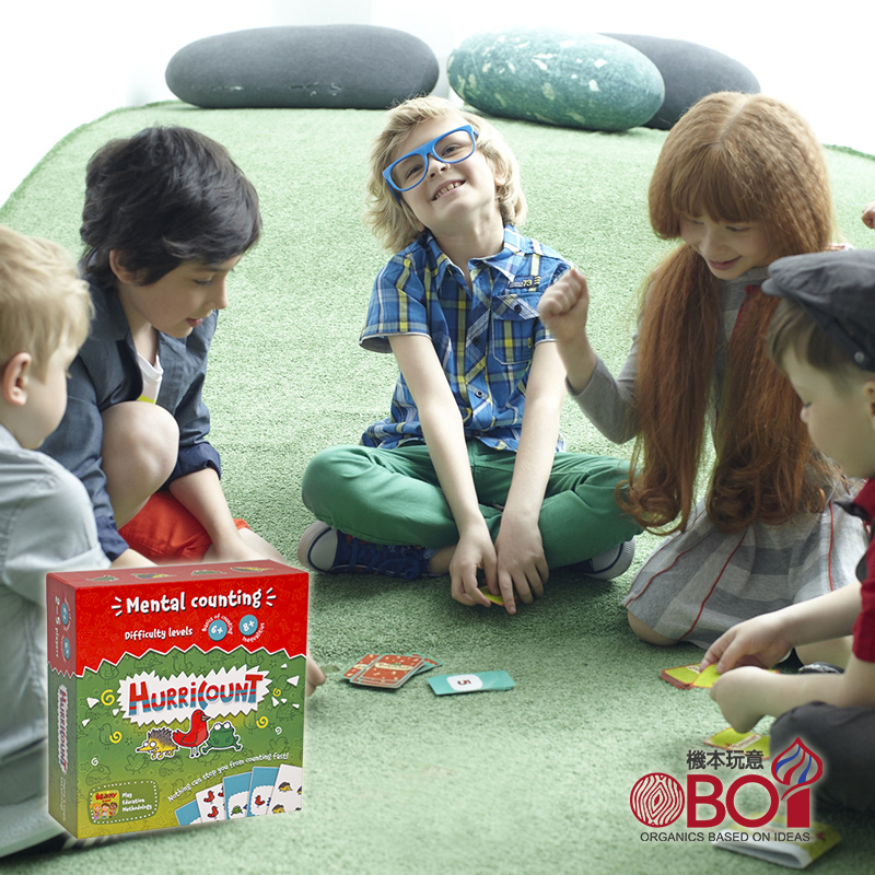 機本玩意OBOi-俄羅斯 The Brainy Band -  數學運算桌遊 - 數大小硬盒版