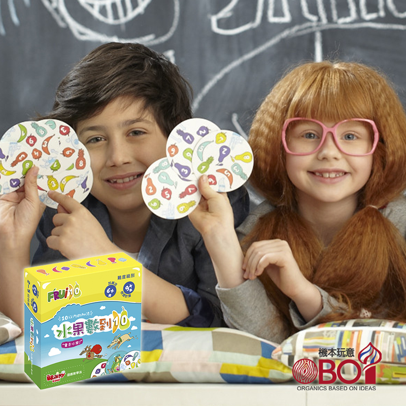 The Brainy Band- 數學加法桌遊-水果數到10中文版 - 俄羅斯兒童桌遊 - 強化STEAM教育
