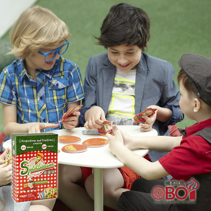 機本玩意OBOi-俄羅斯 The Brainy Band - 分數學習桌遊 - 披薩家中文版