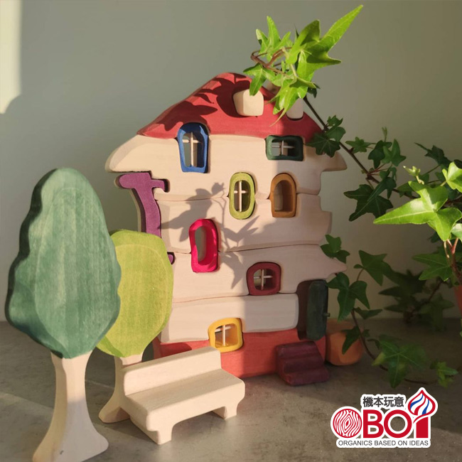 俄羅斯積木-淳木童話-建築遊戲系列: 小木屋組