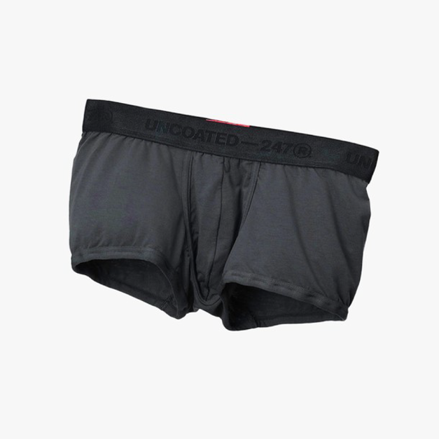 【黃小愛團購】Classy 柔軟低腰平口內褲_黑炭灰