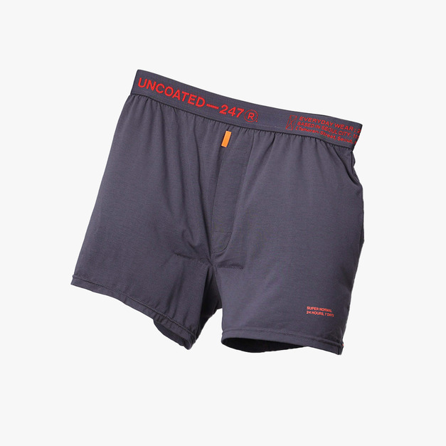 【黃小愛團購】Slim Fit空氣感抗菌平口內褲V2_ 黑炭灰