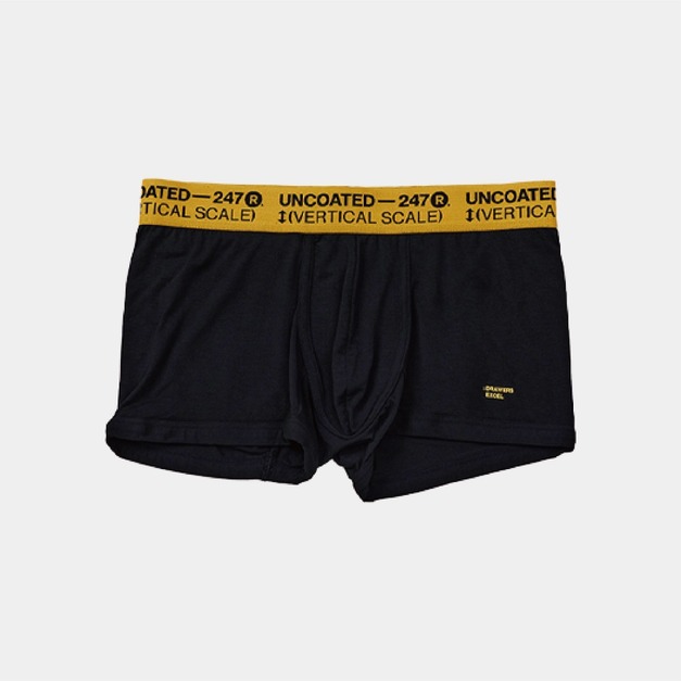 【黃小愛團購】[Renewal]Drawers Excel彈力低腰平口內褲_活力黃