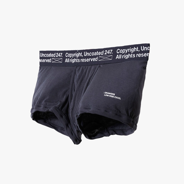 【黃小愛團購】Drawers Low-rise 經典低腰平口內褲_簡約灰