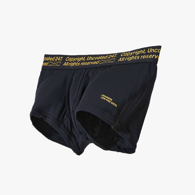 【黃小愛團購】Drawers Low-rise 經典低腰平口內褲_活力黃