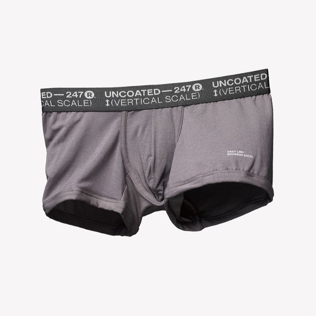 【黃小愛團購】Drawers Excel系列 彈力低腰平口內褲_銀河灰