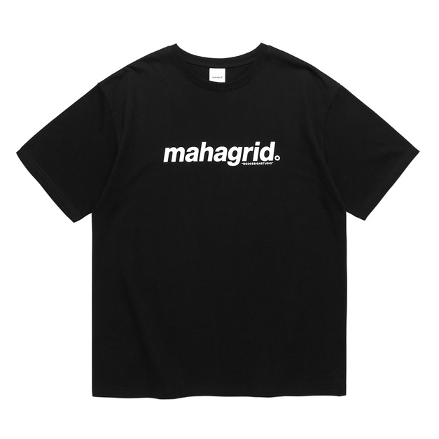 【零碼】MAHAGRID 基本款Logo短袖T恤 黑色 S