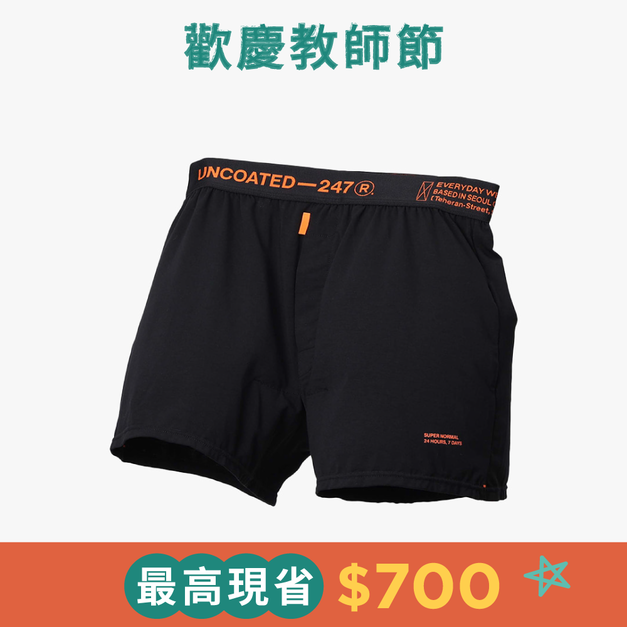 Slim Fit 空氣感抗菌平口內褲V2_經典黑(售完)