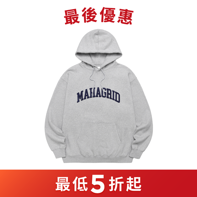 MAHAGRID  經典LOGO帽T 灰色