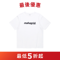 MAHAGRID 基本款Logo短袖T恤 白色
