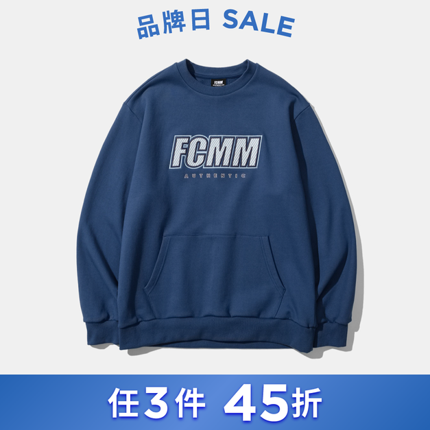FCMM刺繡大LOGO大學T