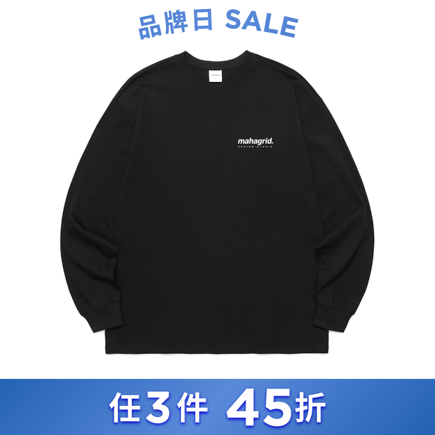 MAHAGRID  原創標誌 LS TEE 黑色