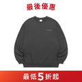 MAHAGRID 炫光LOGO 大學T 黑炭灰