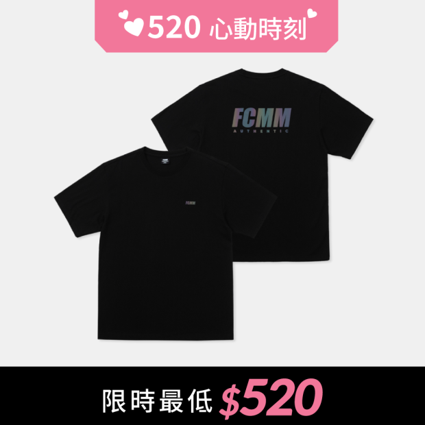 FCMM炫光大LOGO短袖T-SHIRT