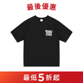 MAHAGRID 剪報字體短袖T恤
