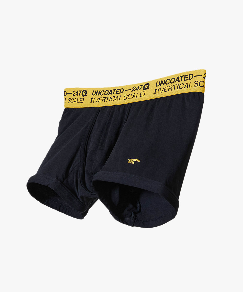 [Renewal]Drawers Excel彈力低腰平口內褲 活力黃