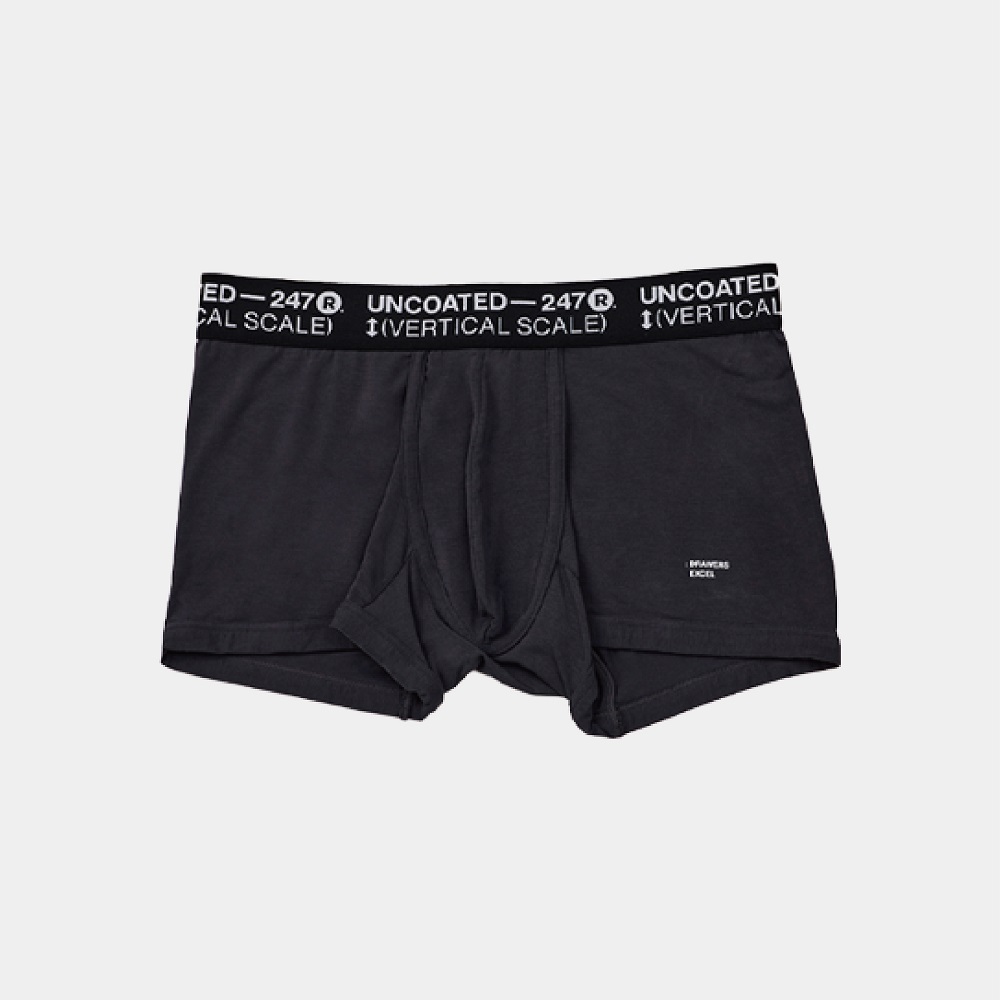 [Renewal]Drawers Excel彈力低腰平口內褲 帥氣黑