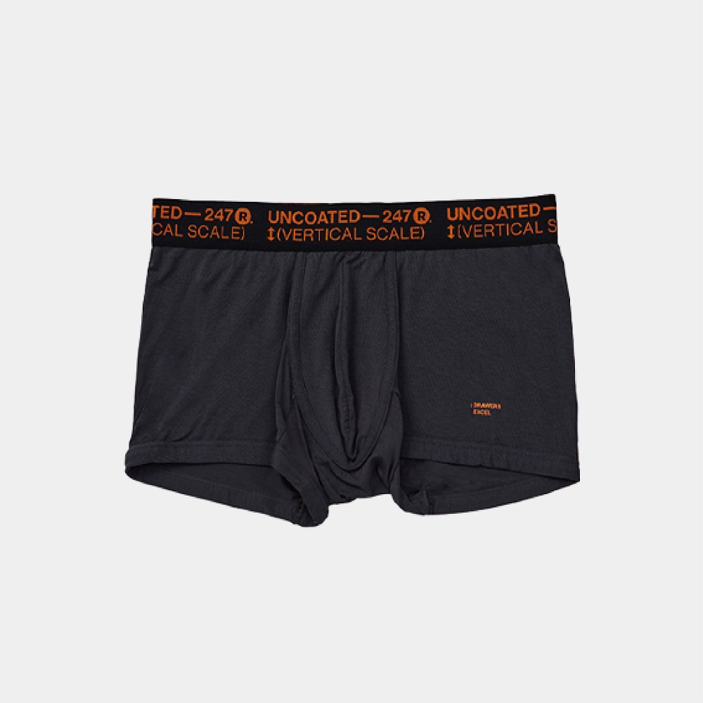 [Renewal]Drawers Excel彈力低腰平口內褲 內斂橘