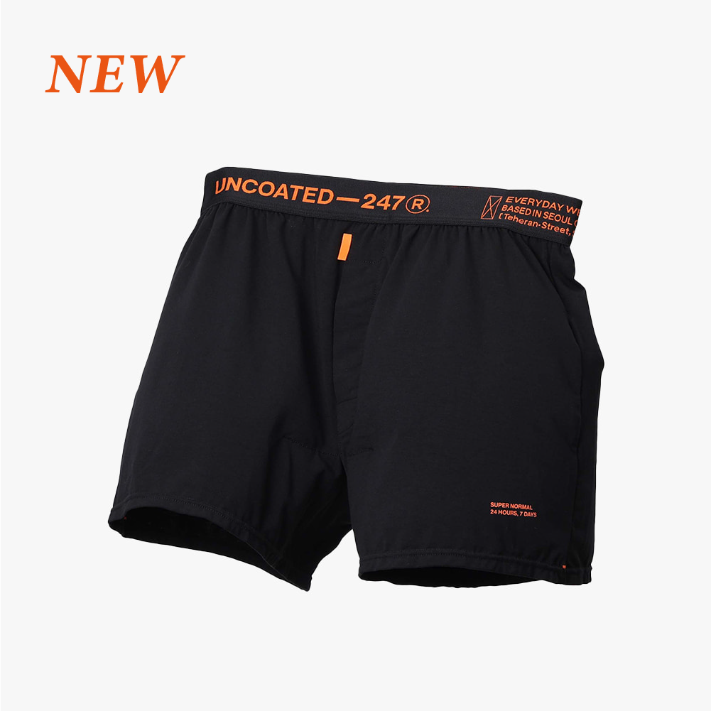 Slim Fit 空氣感抗菌平口內褲V2_經典黑