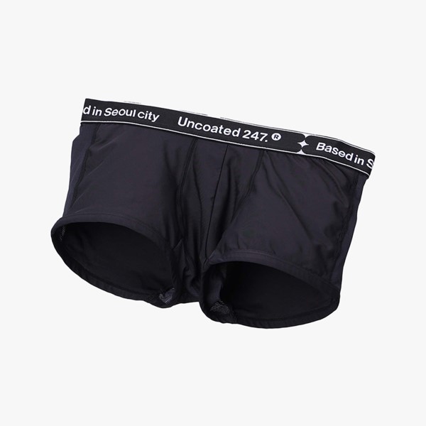 LOW RISE 沁涼運動平口內褲 v2 曜石黑