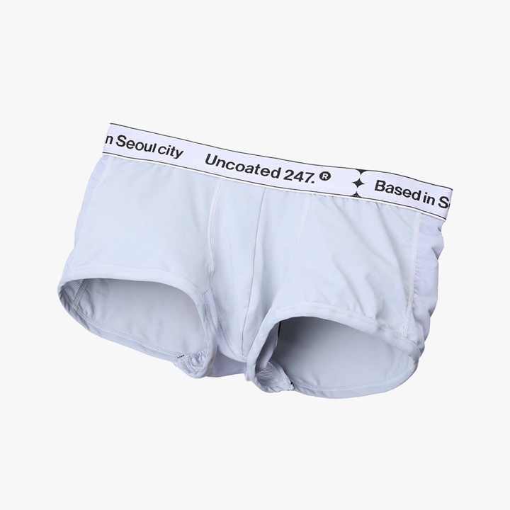 LOW RISE 沁涼運動平口內褲 v2  冰河灰