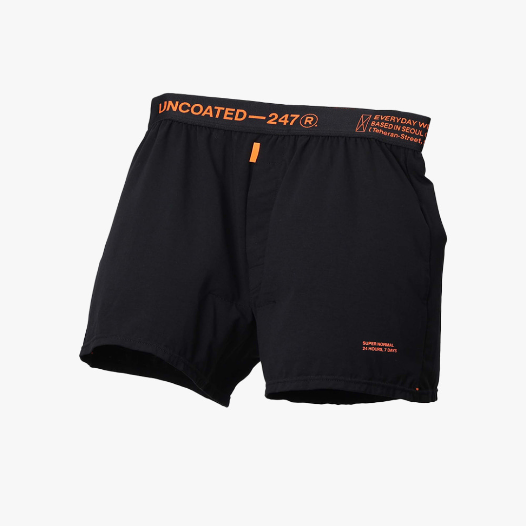 Slim Fit 空氣感抗菌平口內褲V2_經典黑