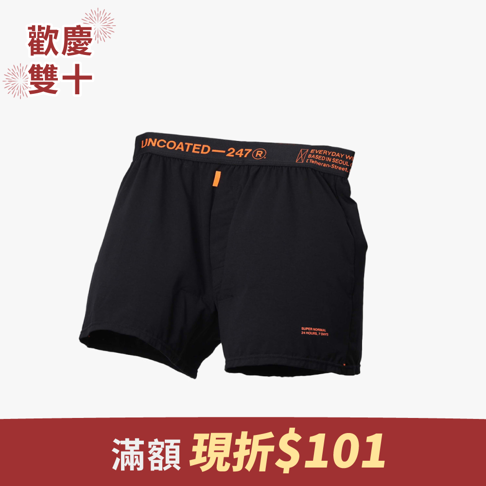 Slim Fit 空氣感抗菌平口內褲V2_經典黑
