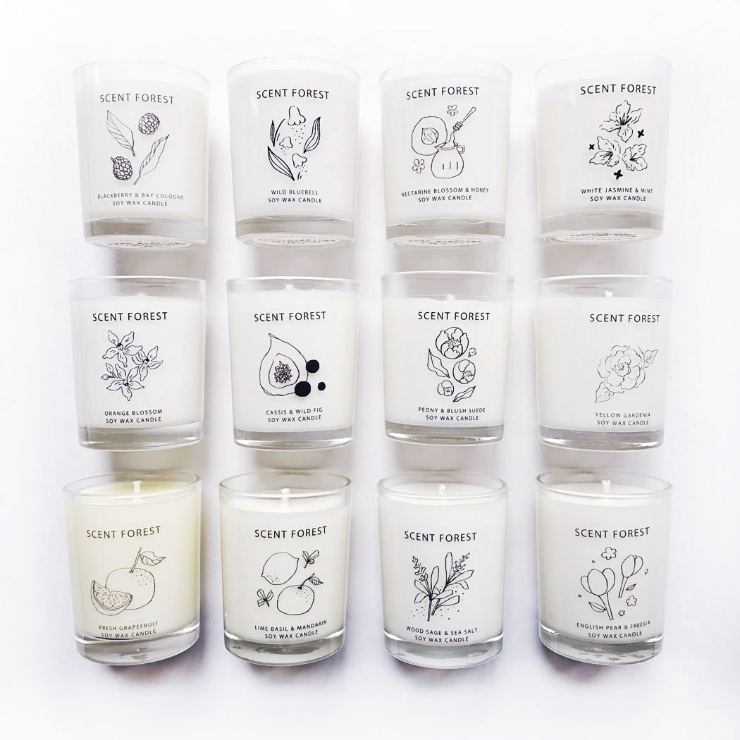 香水大豆香氛蠟燭-80g 共29款