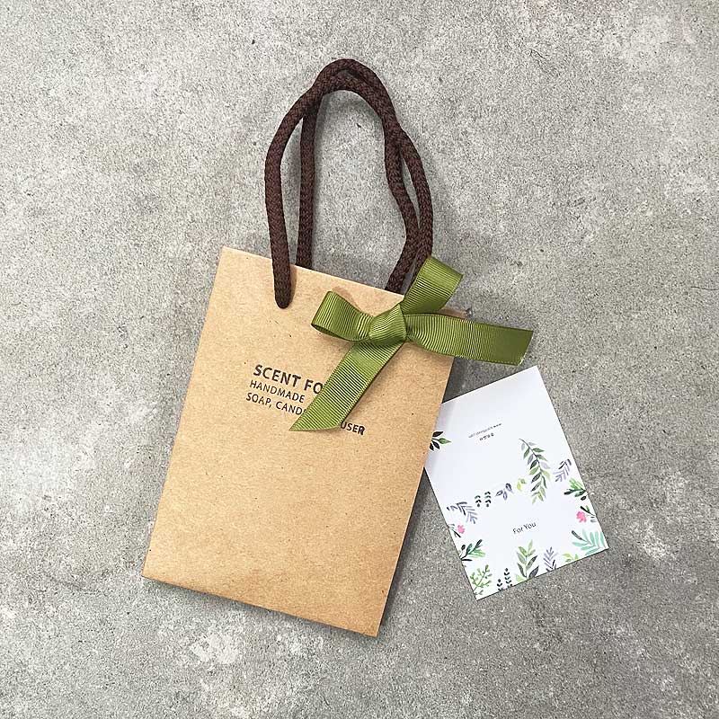 SCENT FOREST 香氛森林 訂製英文字母手工皂 - 1PC 字母 袋裝 婚禮小物 企業禮贈品 客製訂製 牛皮紙袋 小卡