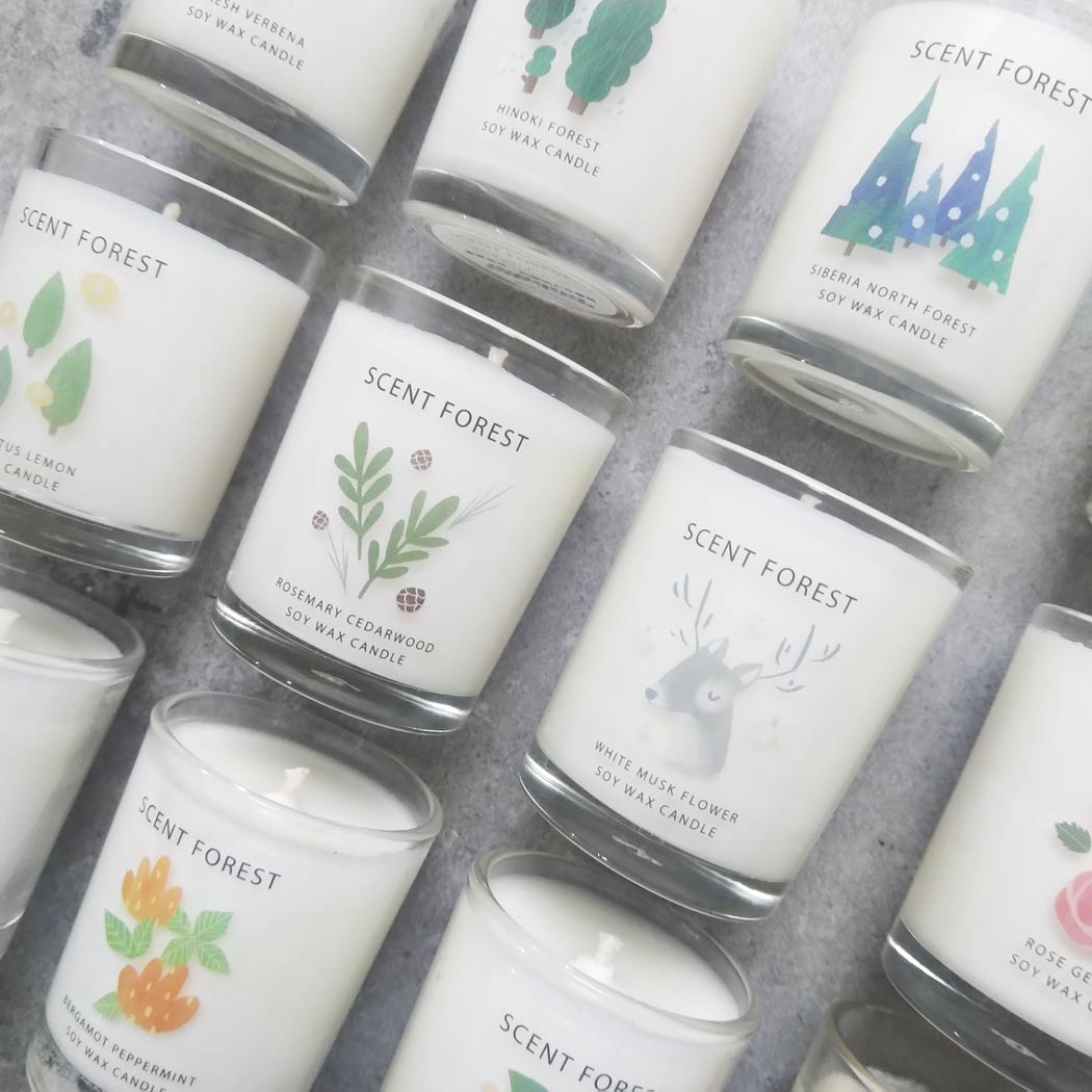 天然精油大豆香氛蠟燭-80g 共11款