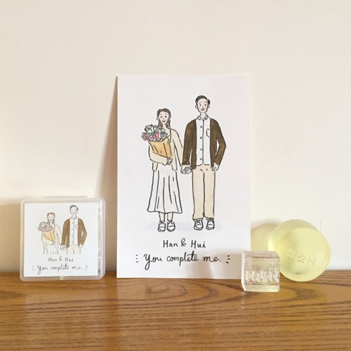 SCENT FOREST 香氛森林 英文字母手工皂 -  婚禮小物 禮贈品 彌月禮 客製訂製 塑膠盒 客製化插圖