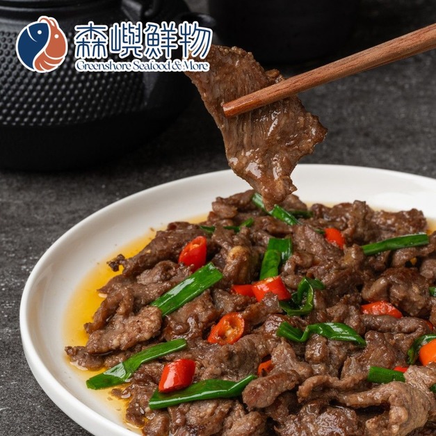 手切生羔羊羊肉炒片 (已調味)