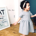 【2018S/S春夏新品】MUKU挺版小口袋可愛嫩洋裝