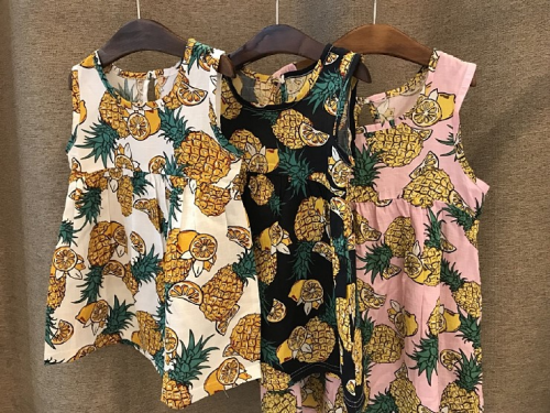 【2018S/S春夏新品】熱帶水果洋裝